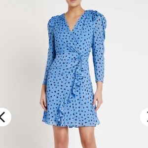 Rebecca Taylor NOVA DOT CLIP DRESS silk